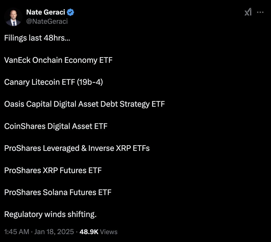 Crypto ETFs Frenzy In 2025? Asset Managers Ship An Array Of New Funds To SEC | Bitcoinist.com Crypto ETFs Frenzy In 2025? Asset Managers Ship An Array Of New Funds To SEC | Bitcoinist.com